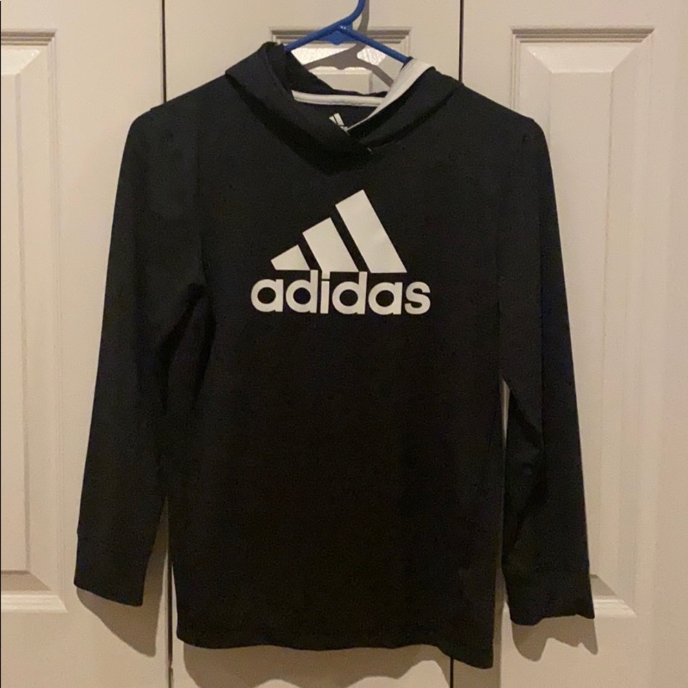 Boys Adidas hooded shirt